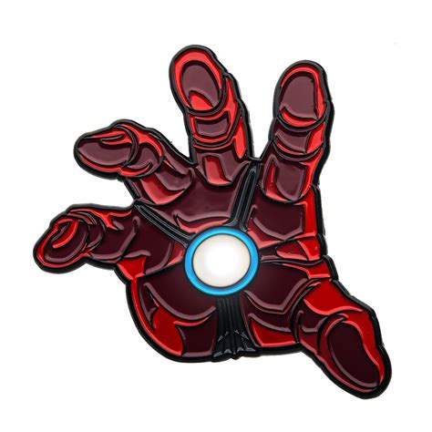 Iron Man Hand Light-Up Pin - Entertainment Earth