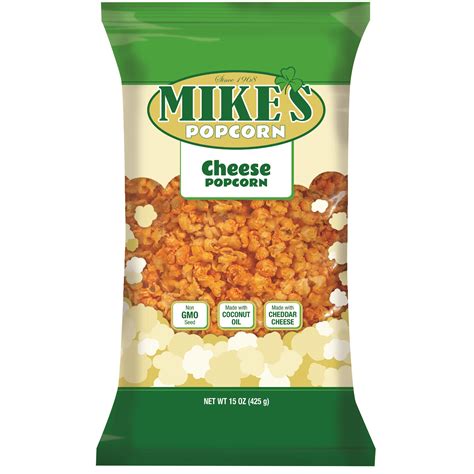 Cheese Popcorn, 15oz - Mike's Popcorn