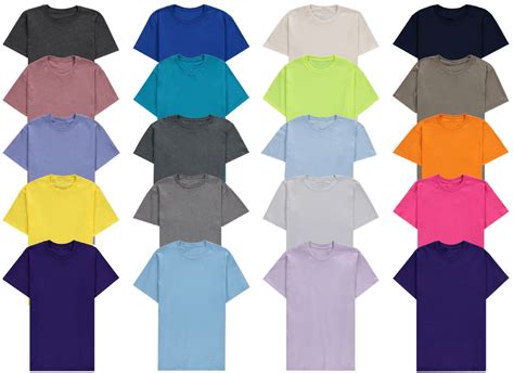 Bulk Mens Cotton Short Sleeve T Shirts Mix Colors And Mix Sizes - at ...