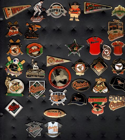 baseball pin collection display collecting : MLB team club baseball pin ...