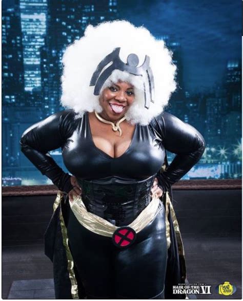 Storm with Afro | Curvy cosplay, Plus size cosplay, Marvel costumes