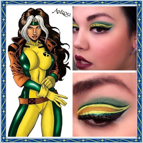 Rogue inspired look Https://facebook.com/ferocitymakeup Makeup by me # ...