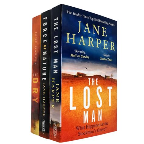 Jane Harper Collection 3 Books Set (The Lost Man [Hardcover], Force of Nature, The Dry) | The ...