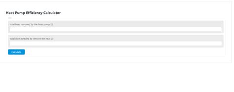 Heat Pump Efficiency Calculator - Calculator Academy