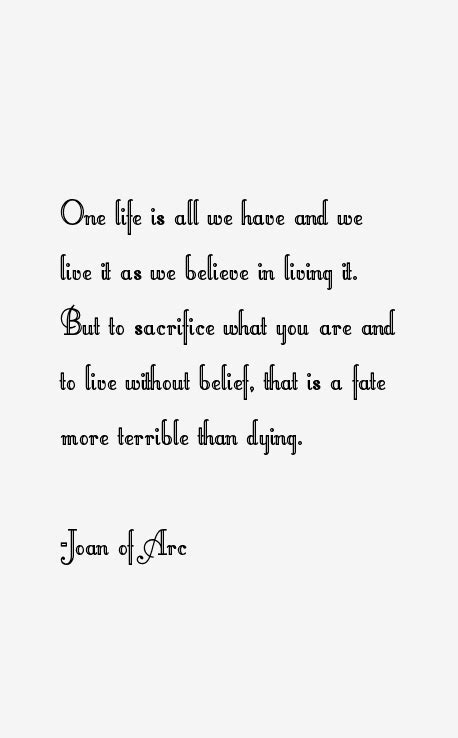 Joan of Arc Quotes & Sayings