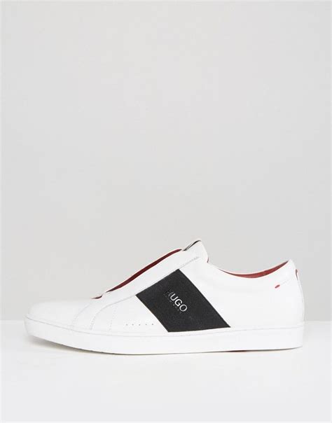 HUGO by Hugo Boss Post Elastic Sneakers - White | Hugo boss shoes, Sneakers, Sport shoes