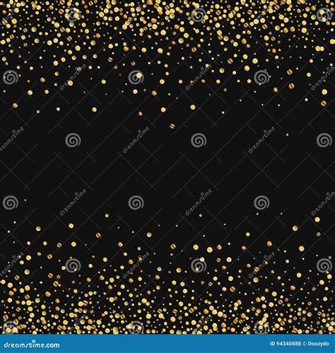 Gold confetti. stock vector. Illustration of original - 94340888