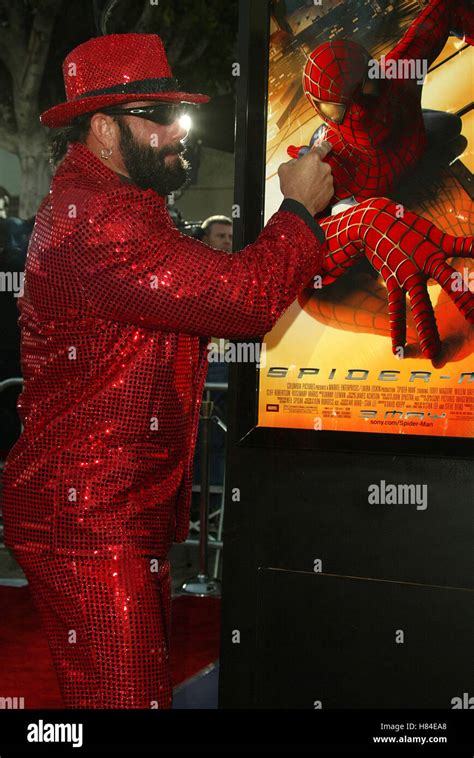 RANDY SAVAGE "MACHO MAN" SPIDER-MAN FILM PREMIERE WESTWOOD LOS ANGELES ...