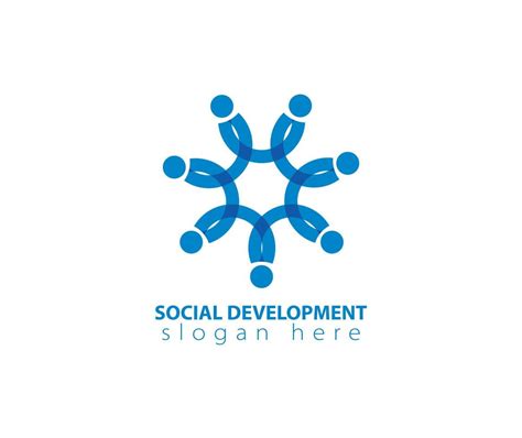Social development link logo 11575245 Vector Art at Vecteezy