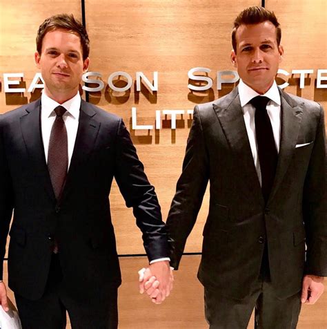 Great ! harvey specter and mike ross from suits, one of my favorite series, protest hand in hand ...