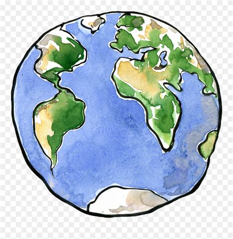 Download Drawing Planet Clip Art - Planet Earth Drawing Png Transparent ...