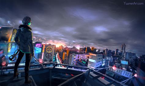 Cyberpunk Cityscape, HD Artist, 4k Wallpapers, Images, Backgrounds, Photos and Pictures