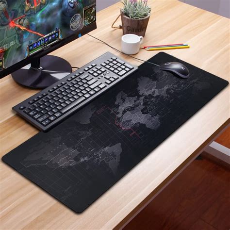 World Map Gaming Mouse Pad - Extended Size 80 x 30 CM | HardwareMarket