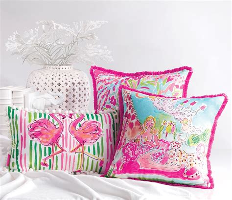 Lilly Pulitzer pillows! Designed for indoor/outdoor use {& quite possibly our favorite new item ...