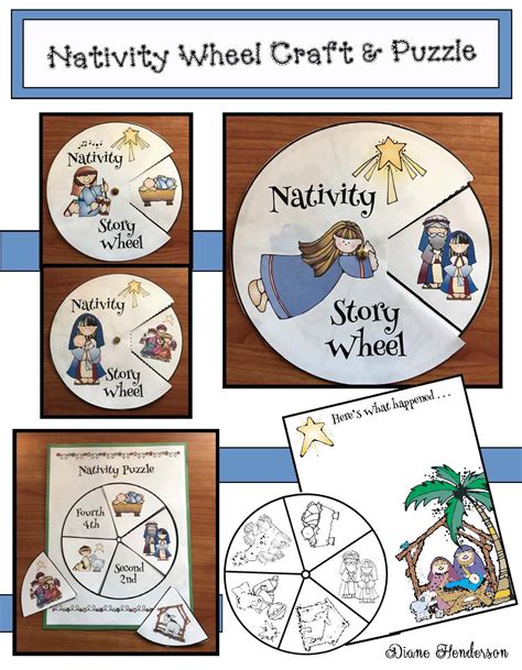 Nativity Craft Sequencing & Retelling the Story | Christmas sunday ...