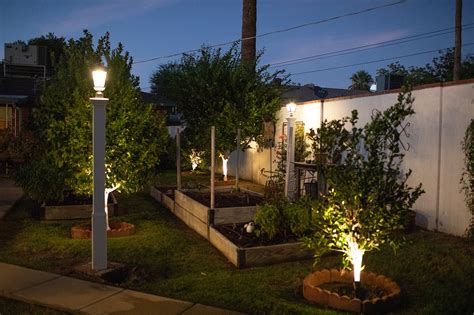 Adding Warm Solar LED Lights Posts + Solar Tree Lights - Diana Elizabeth