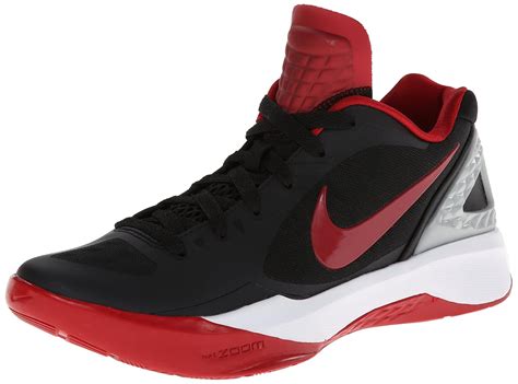 Nike Women's Volley Zoom Hyperspike Black/Red/Metallic Silver/White ...