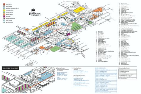 Old Dominion University Map - Norfolk Virginia • mappery