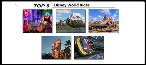 My Top 5 Disney World Rides by Disneyponyfan on DeviantArt