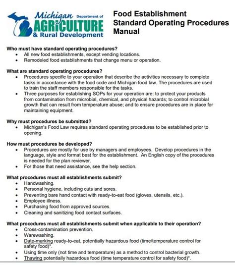 Dollar General Standard Operating Procedures Manual