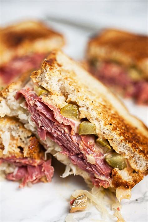 Reuben Sandwich with 1,000 Island Dressing | The Rustic Foodie®