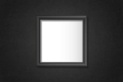 Black frame mockup on a wall | Free Vector Mockup - rawpixel