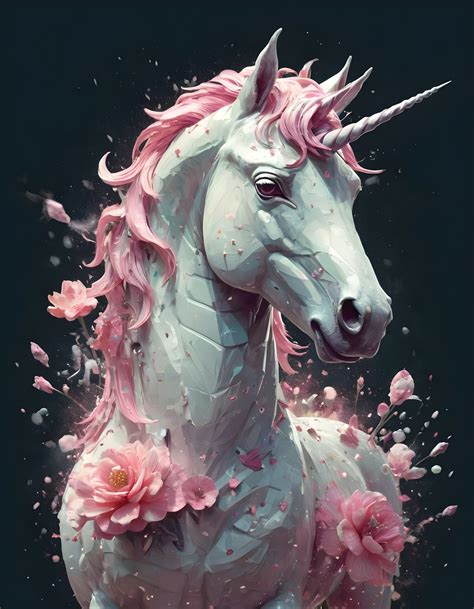 Unicorn Fantasy Art Illustration Free Stock Photo - Public Domain Pictures