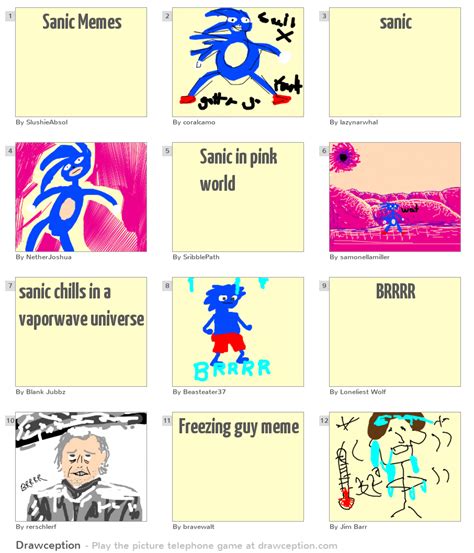 Sanic Memes - Drawception