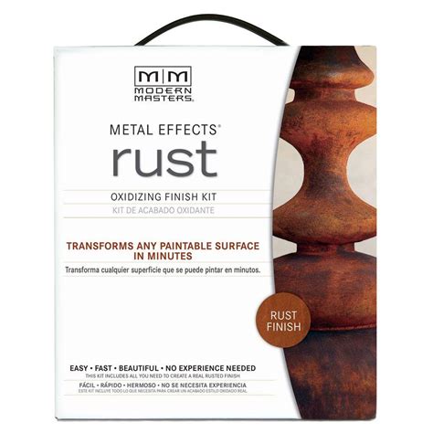 Modern Masters Rust Metal Effects Paint Oxidizing Finish Kit-204003 - The Home Depot