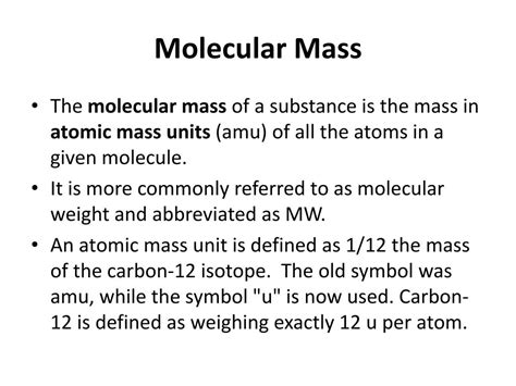 PPT - Molar Mass PowerPoint Presentation, free download - ID:2674770