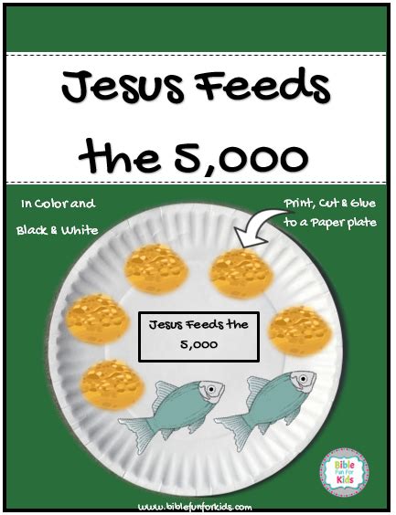 Jesus Feeds The 5000 Activity For Kids