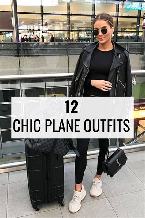 12 Airplane Travel Outfits That Are Chic and Comfortable | Airplane ...