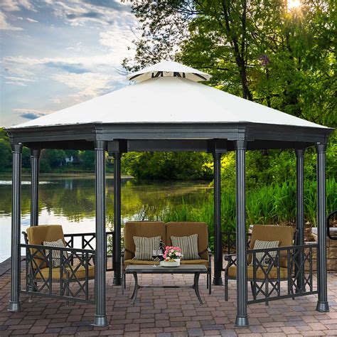 Sunjoy Charming 10' x 12' Octagonal Gazebo