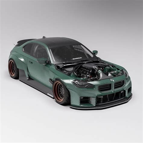 Widebody, Patina BMW M2 Has Different 'M' Performance Parts, Like an LS7 V8 Swap - autoevolution