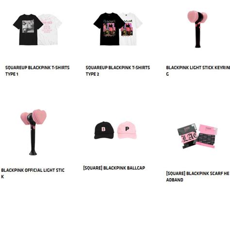 SINGAPORE BLACKPINK OFFICIAL MERCHANDISE, Entertainment, K-Wave on Carousell