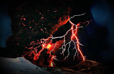 Volcanic Lightning Wallpaper - WallpaperSafari