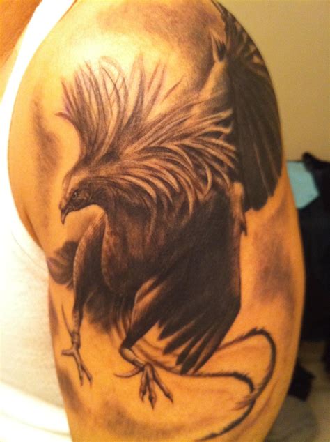 fighting rooster tattoo fresh | Rooster tattoo, Fighting tattoo, Picture tattoos