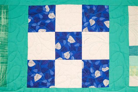 Nine Patch Quilt Block Pattern | FaveQuilts.com