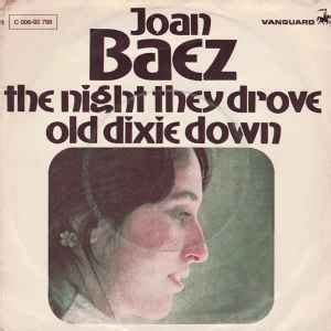 Joan Baez - The Night They Drove Old Dixie Down (1971, Vinyl) | Discogs