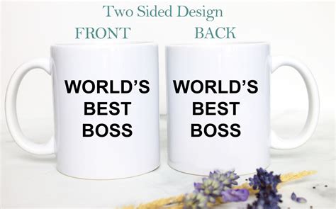 World's Best Boss Mug Funny Boss Gift Personalized Gift - Etsy