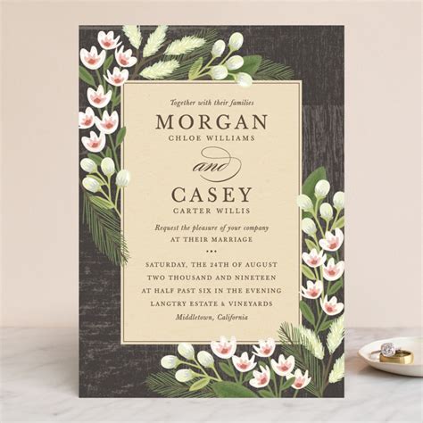 Rustic Ranch Wedding Invitations by Griffinbell Paper Co. | Minted