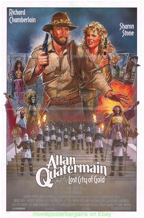 ALLAN QUATERMAIN AND THE LOST CITY OF GOLD MOVIE POSTER Steven Chorney Artwork | eBay