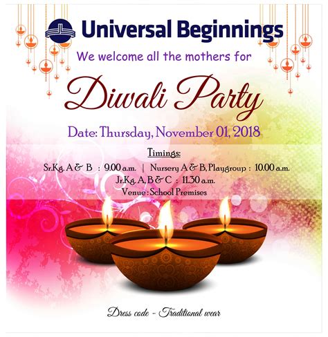 Diwali Invitation Templates