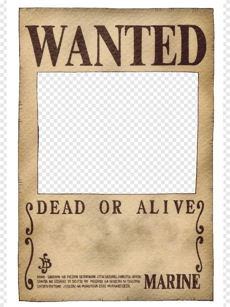 Download Gratis | Poster One Piece Wanted, Poster One Piece Wanted, png | PNGEgg