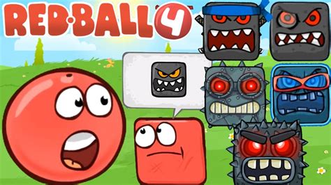 Red Ball 4 All Bosses All Levels Full Walkthrough Animation - YouTube