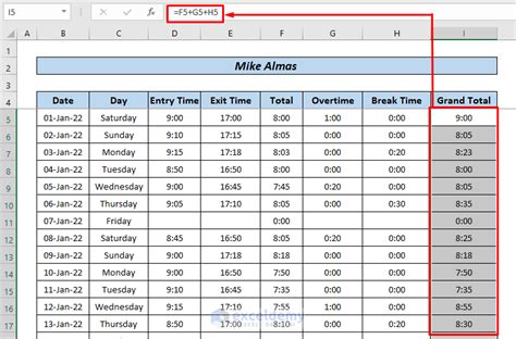 How to Make Time Attendance Sheet in Excel: 2 Easy Methods