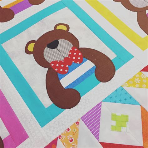 Bear Hugs PDF Quilt Pattern Quilt Patterns Teddy Bear Quilt | Etsy