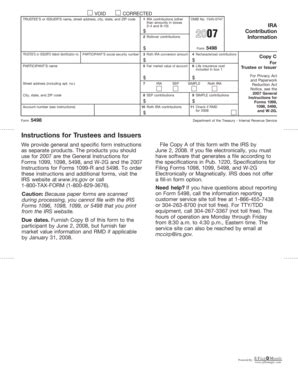 20 Printable what do i do with irs form 5498 Templates - Fillable Samples in PDF, Word to ...