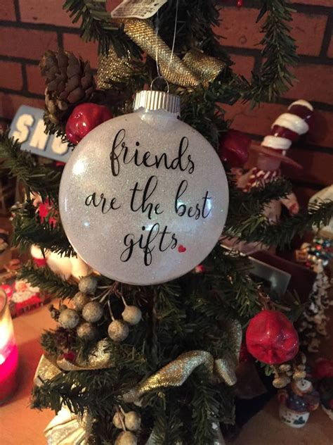 Friends Are the Best Gift Best Friend Christmas Ornament - Etsy