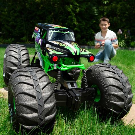 Monster Jam, Official MEGA Grave Digger All-Terrain Remote Control ...